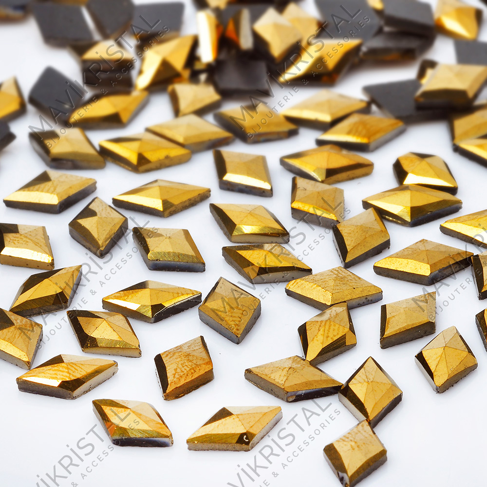 DMC 8*13 Baklava Gold Hematite